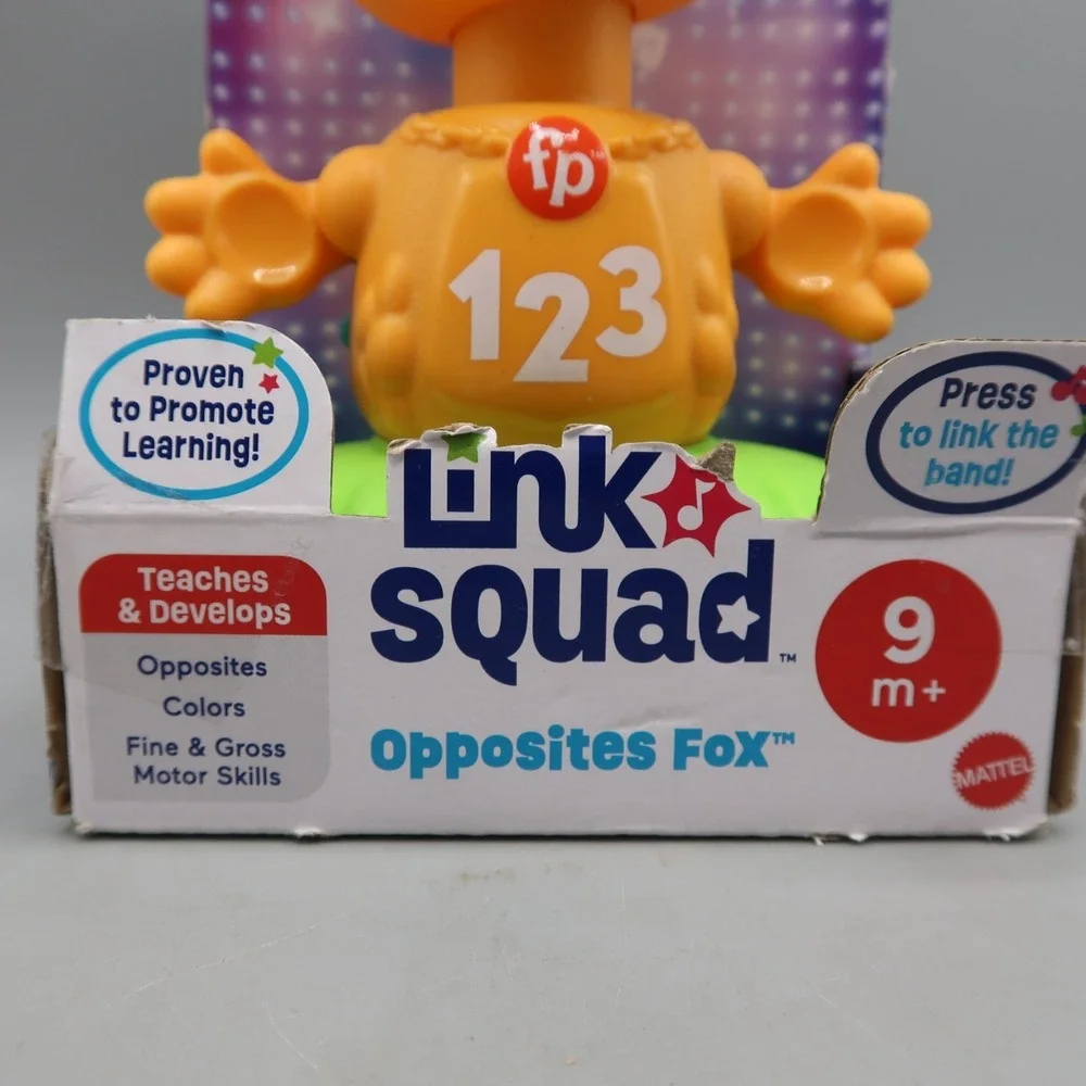 Fisher Price Link Squad Opposites Fox Musical Learning Toy Baby New